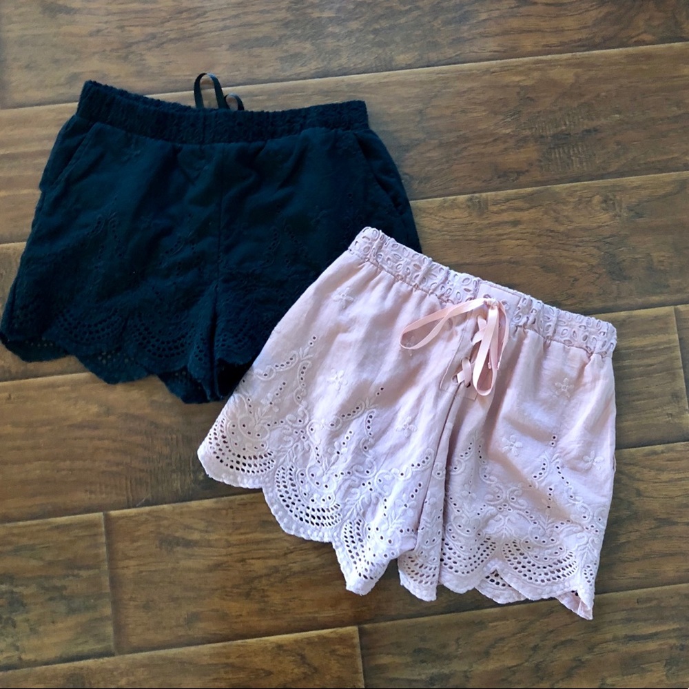 $4 for BOTH PAIRS🤩 Ambiance crochet shorts